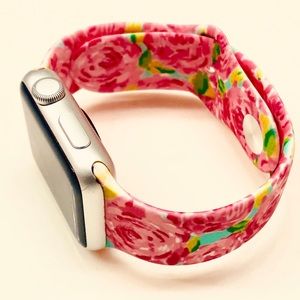 42/44mm Lilly Pulitzer Rose Apple Watch Band M/L